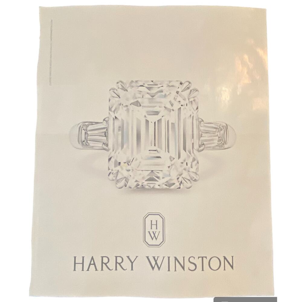 Harry Winston and Scarlett Johansson Print Ad Campaign Spring 2024 8x10